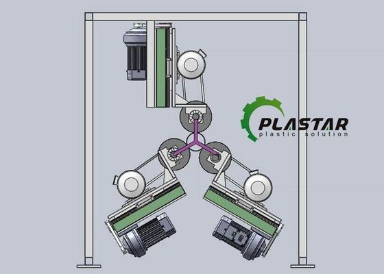 Mesin Slotting Pipa PVC Otomatis Untuk Pipa PVC UPVC 3 20 Inch