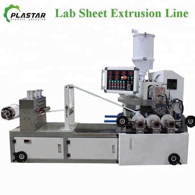 200mm Mesin Laboratorium PP PE EVA PET Garis Ekstrusi Lembaran Plastik